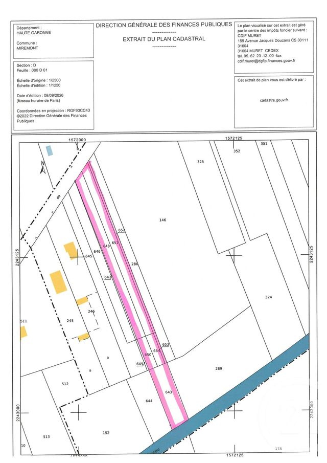 Terrain &agrave; vendre - 3575 m2 - Miremont - 31 - MIDI-PYRENEES