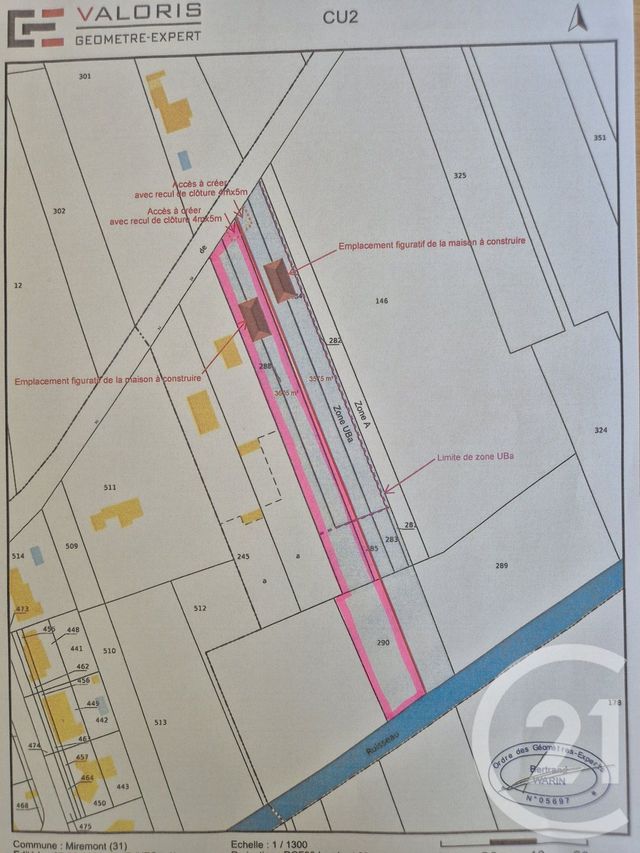 Terrain &agrave; vendre - 3605 m2 - Miremont - 31 - MIDI-PYRENEES
